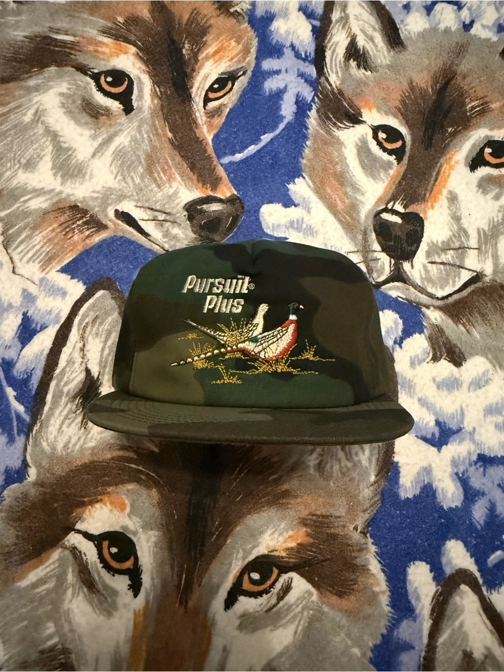 Olive Green Camouflage Hunting Cap